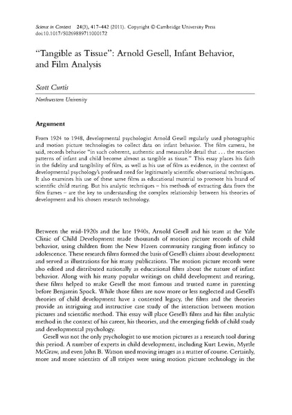 Fichier:Tangible as Tissue Arnold Gesell Infant.pdf