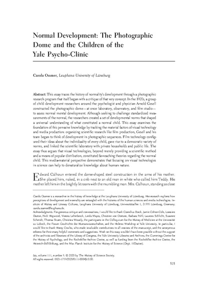 Fichier:Normal Development The Photographic Dome.pdf