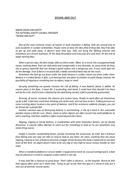 Fichier:Down and Out.pdf