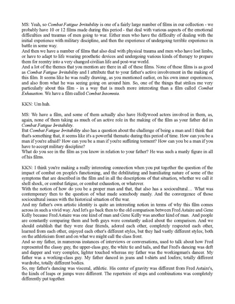 Fichier:Reflections on Gene Kelly's 1945 Film Combat Fatigue Irritability.pdf